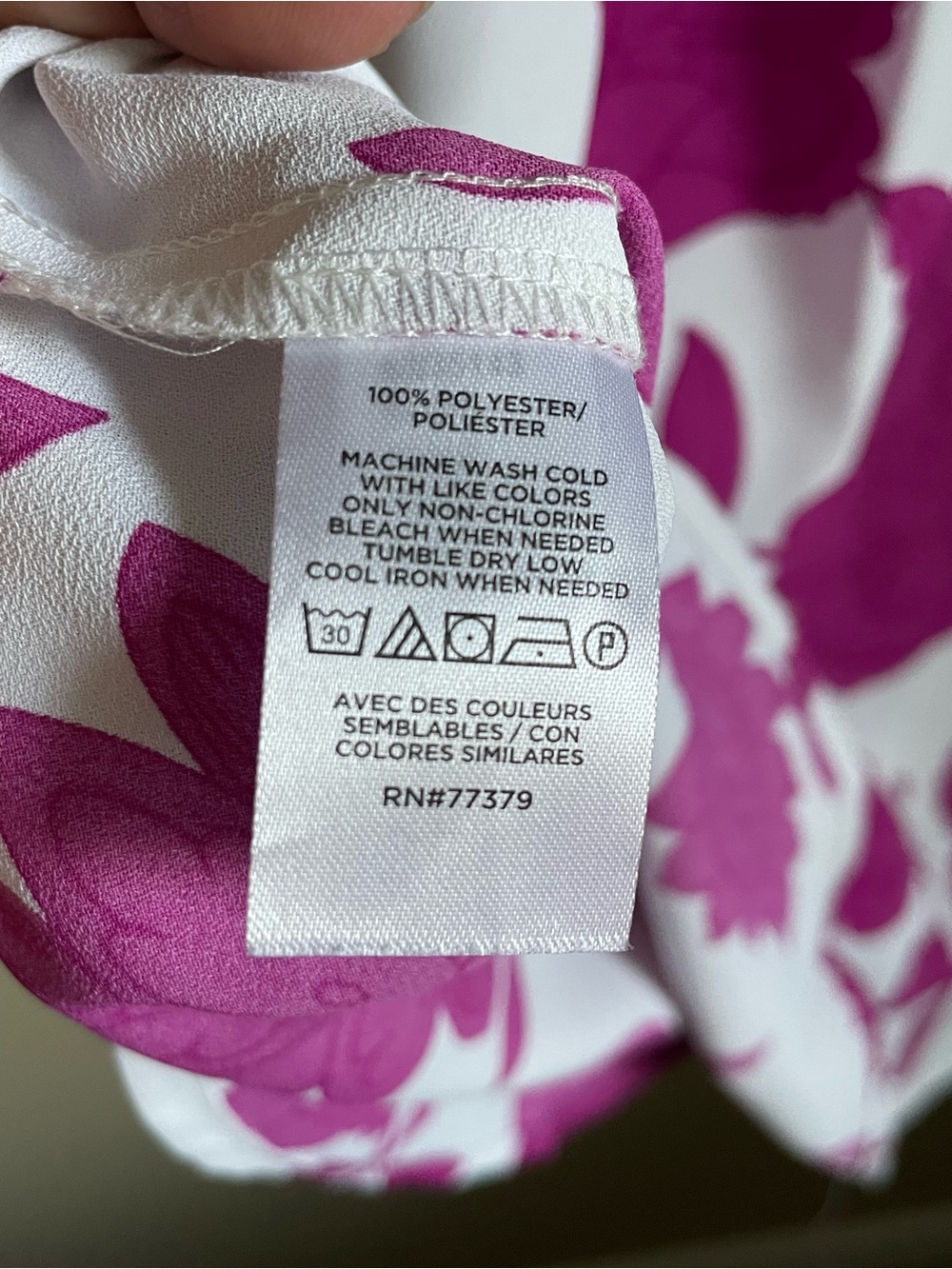 NWOT Ann Taylor floral popover shirt w/ bold floral print sz XL - Picture 7 of 13
